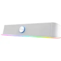 Trust Barre de son GXT 619W Thorne RGB Blanc