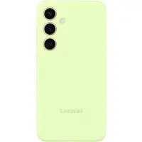 Samsung Étui en silicone (Galaxy S24), Coque pour téléphone portable, Vert