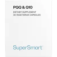 SuperSmart PQQ & Q10 Dietary Supplement - 30 Gél . Vég.