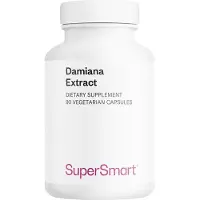SuperSmart Damiana Extract Dietary Supplement - 90 Gél. Vég.
