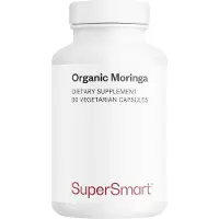 SuperSmart Organic Moringa leaf extract Dietary Supplement - 90 Gél. Vég.