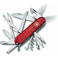 Victorinox Huntsman Lite rouge transparent 1.7915.T couteau suisse