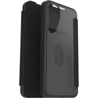 Otterbox React Folio (Samsung Galaxy S25+), Coque pour téléphone portable, Noir, Transparent