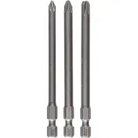 Bosch Set de 3 embouts de vissage Extra-dur PZ1 PZ2 PZ3 L 89 mm 2607001761