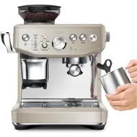 Sage Machine à expresso 15 bars nougat - - SES876ALM4EEU1 - the barista express impress