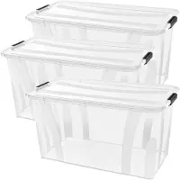 Siena Home Boîte de rangement Anzio 32 l, lot de 3