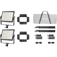 Godox LP1200R K2 Black Litemons RGB LED Light Panel 2 light kit, Lumière continue, Noir