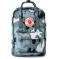 Fjällräven Sac à dos 'Kanken 15 ' bleu / rouge sang / blanc