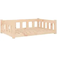 vidaXL Lit pour chien 95,5x65,5x28 cm Pin massif
