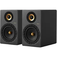 Elipson Enceinte bibliothèque Prestige Facet II 8B Noir Mat et Or