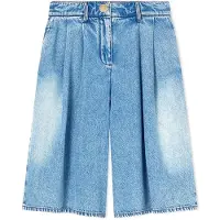 Armani Exchange pour femme. XW002266AF21338MB001 Bermuda Lyocell bleu (XS), Casuel, Coton, Denim