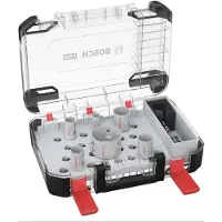 Bosch Accesorios Pc Plus Wood Hole Saw 19-68 Mm 9 Units Argenté