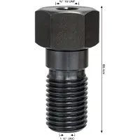 Bosch Adaptateur Pour Couronnes De Carottage Diamantées-Maschinenseite 5/8 ''16, Unf Kronenseite1 1/4'' Unc 2608598153