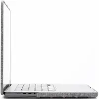 Zagg Hard Case Apple Macbook Pro 16 M3/M2/M1 Frosted Black (16", Apple), Sac pour notebook, Gris