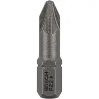 Bosch Accesorios Pz2 C 25 Mm Screwdriver Cross-shaped Bit 25 Units Argenté