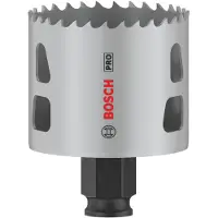 Bosch Accesorios Pc Plus Wood Hole Saw 57 Mm Argenté