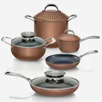 PENSOFAL Magnifiqa Diamond Pro Set 9pcs 6920, Set de poêles et de casseroles, Argent
