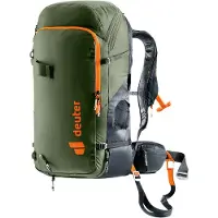Deuter - Sac à dos airbag - Alproof Tour 38+5 Khaki Black pour Homme - Kaki