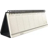 Sigel Tischkalender Conceptum 2027, large, schwarz (A6, 1 semaine / 2 pages)