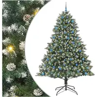 vidaXL Arbre de Noël artificiel vert 240 cm