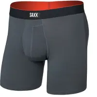 Saxx Multi-sport Mesh Brief Fly Boxers Gris S Homme