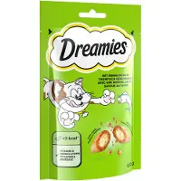 Dreamies 4x60g Catisfactions , thon - Friandises pour chat