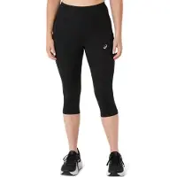 Asics Pantalon de sport noir / argent