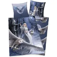 Titanum Parure de lit Gothic de Anne Stokes - Mystic Owl - pour Unisexe - multicolore - Taille Standard