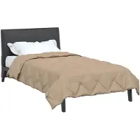 vidaXL : Couverture d'été, 220 x 140 cm, couleur taupe, grammage 200 g/m²