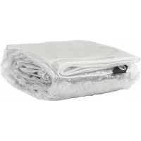 vidaXL Bâche transparente avec œillets 4x6 m PVC
