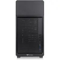 Thermaltake TR300 TG, tour de milieu, PC, noir, ATX, Micro ATX, Mini-ITX, SPCC, verre trempé, gaming