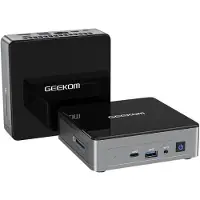 GEEKOM Mini PC Mini Air12-PT7505 Mini-PC, Intel Pentium Gold 750, 16 GB RAM and (512 Go, 16 Go, Intel Pentium Gold 7505), PC, Noir