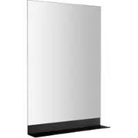 Hak Miroir avec tablette 40x65cm, CU free, noir mat