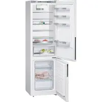 Siemens Réfrigérateur combiné 60cm 337l brassé blanc - - KG39EAWCA - iq500