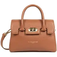 Lancaster Sacs à main 'Lancaster Sac à main A rabat avec fermoir Mini Milano Cosmos Camel' marron