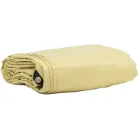 vidaXL Bâche 650g / m² Beige 5 x 8 m Canvas avec revêtement PVC