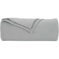 vidaXL Jeté Gris 240 x 220 cm Toison