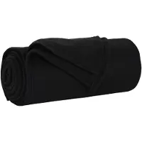 vidaXL Couvertures À Jeter 24 Pcs Noir 270 X 240 Cm Toison