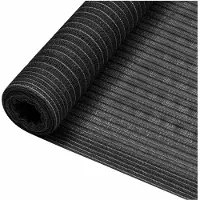 vidaXL Panneau de clôture Anthracite 3,6x25 m HDPE 150 g/m