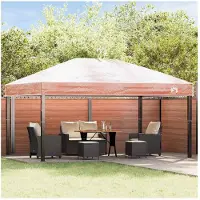 vidaXL Housse de remplacement pour tonnelle, 400 x 300 x 32 cm, PVC transparent