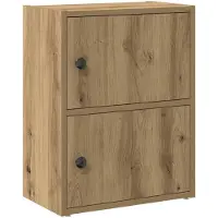 vidaXL Bibliothèque chêne artisanal 40x24x52 cm bois d'ingénierie