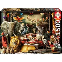 Educa Puzzle - - Le Manoir des Animaux - 1500 pièces - 85 x 60 cm - à partir de 15 ans