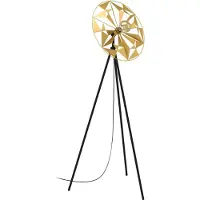 Eglo 43809 CASTANUELO E27 Lampadaire 500x270mm noir or