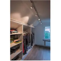 SLV Spot sur rail LED Noblo Monophasé - blanc - 3000K
