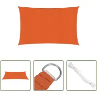 The Living Store Store 160 g/m² Orange 2x3 m HDPE