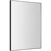 Hak Miroirs Sapho - Miroir Arowana dans un cadre, 600x800 mm, noir mat AWB6080
