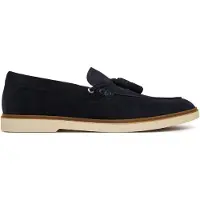 BOSS Mocassins en cuir suédé avec pampilles