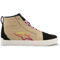 Alpinestars Ride-63 Canvas Motorcycle Shoes Beige EU 39