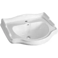 Kerasan Sapho Retro - Lavabo en céramique 690x520 mm, blanc 104601