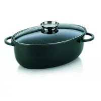 kela Cocotte à braiser en fonte d?aluminium 45cm noir - Line - 15153 - kerros